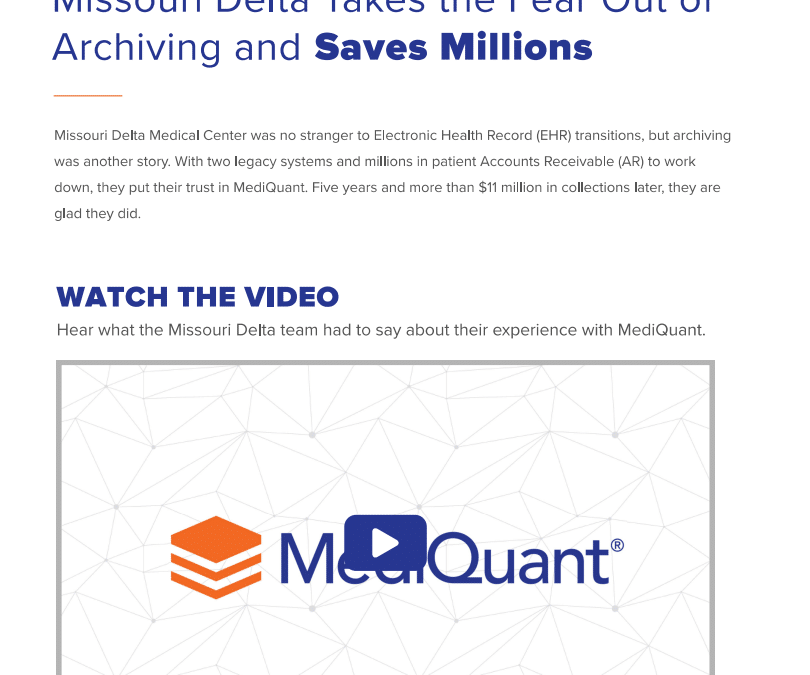 Missouri Delta Takes the Fear Out of Archiving and Saves Millions