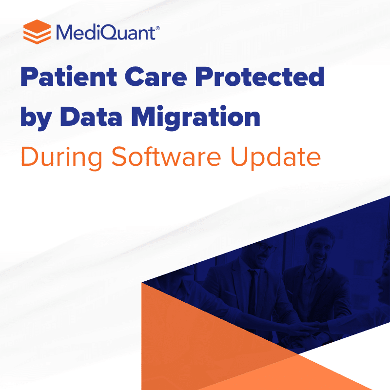 Optimal Patient Care Protected by Data Migration During Medical Software Update