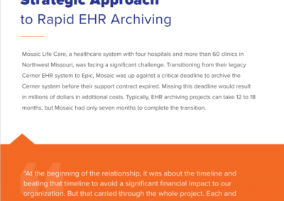 UNC Health Achieves Significant Savings with Strategic Legacy System Decommissioning Program