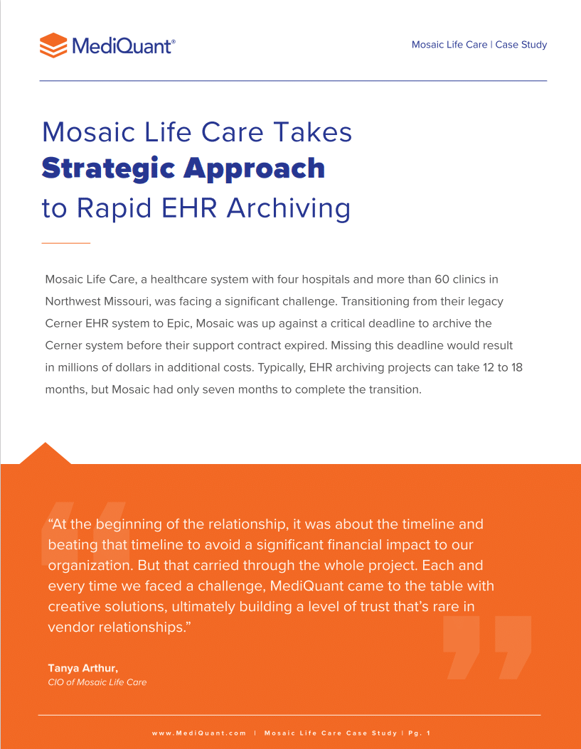 UNC Health Achieves Significant Savings with Strategic Legacy System Decommissioning Program